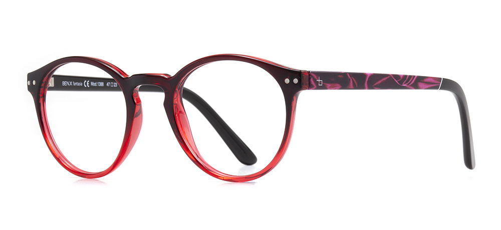 BENX FANTASIA BXFNTS 1388-C.203 Optik Genç Erkek,Kadın,Unisex Oval Çerçeveli Grilamid (TR90) - 2