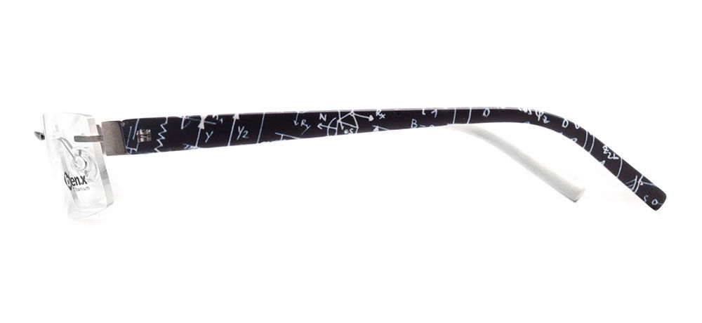 BENX FANTASIA BXFST 10002-D97 Optik Genç,Yetişkin Erkek,Kadın,Unisex Köşeli Çerçevesiz Grilamid (TR90) - 3