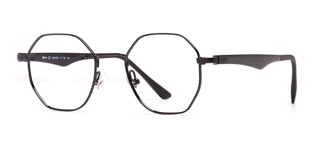 BENX FANTASIA BXMTL 7023.47-C.06 Optik Genç Erkek,Kadın,Unisex Geometrik Çerçeveli Metal - 2