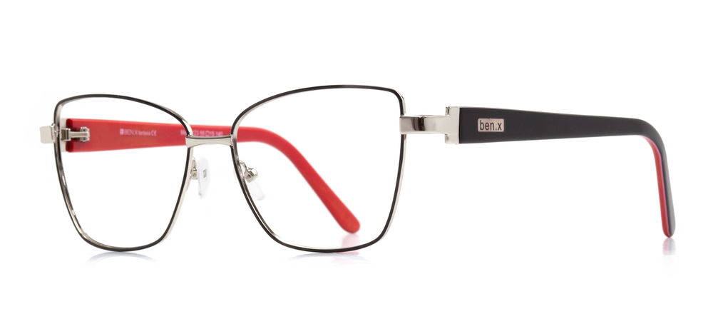 BENX FANTASIA BXMTL 7123.55-C.0106 Optik Genç Kadın Geometrik Çerçeveli Metal - 2