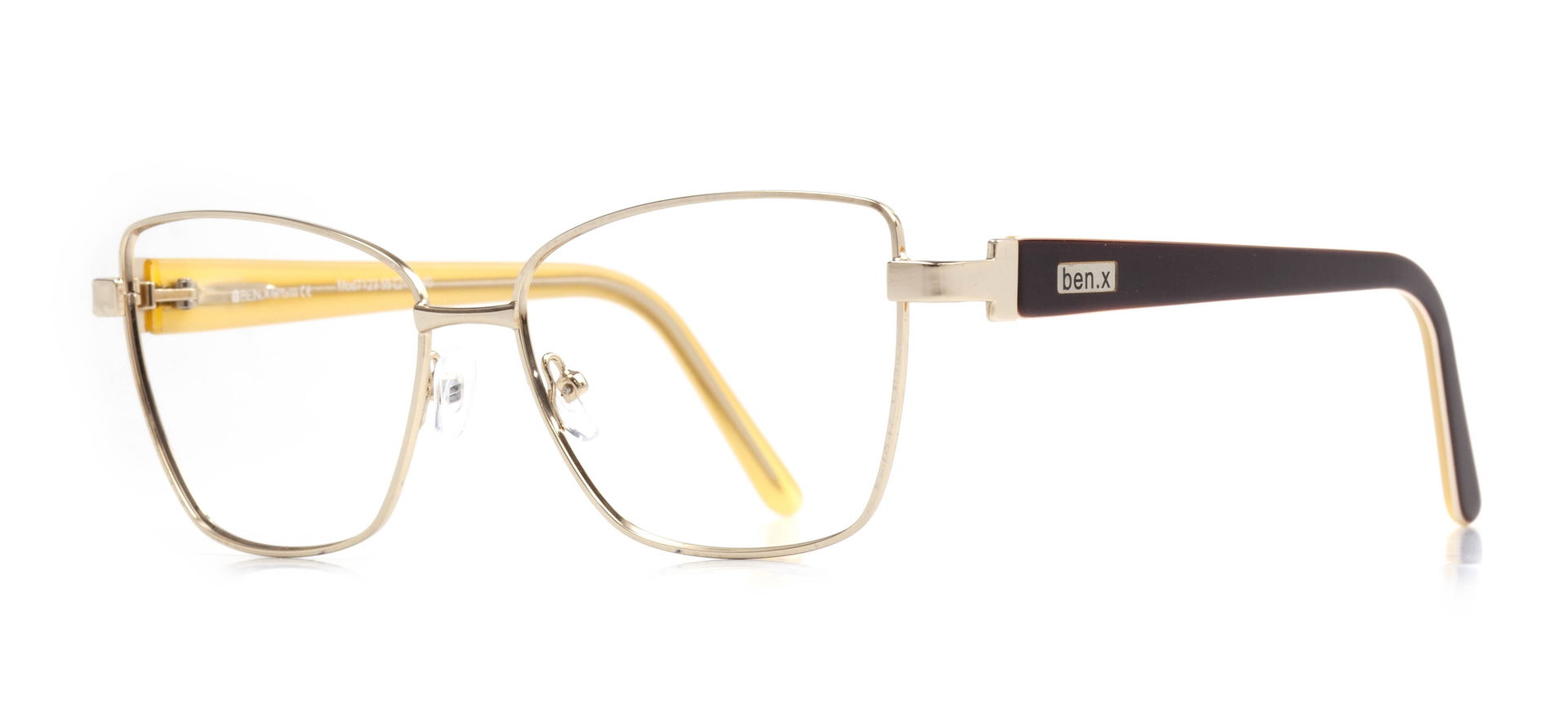 BENX FANTASIA BXMTL 7123.55-C.03 Optik Genç Kadın Geometrik Çerçeveli Metal - 2