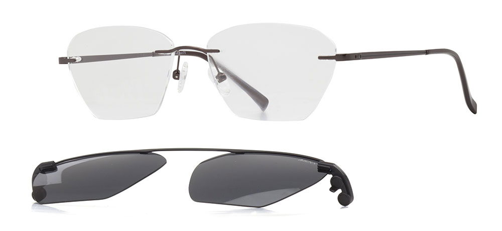 BENX FANTASIA BXMTL 7605-C.05 Clipon Genç Erkek,Kadın,Unisex Köşeli Çerçeveli Metal - 2