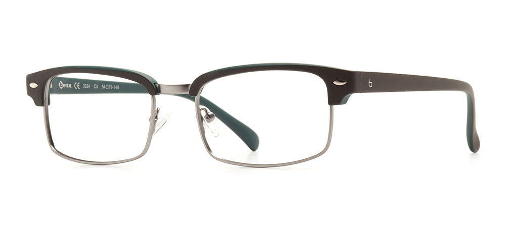 BENX FANTASIA BXTR90 3024-C04 Optik Genç Erkek Köşeli Çerçeveli Grilamid (TR90) - 2