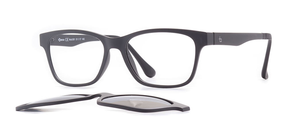 BENX FANTASIA BXTR90 901-M113 Clipon Genç Erkek,Kadın,Unisex Köşeli Çerçeveli Ultem - 2