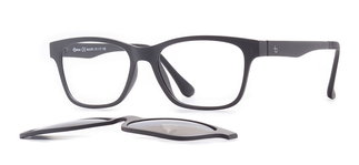 BENX FANTASIA BXTR90 901-M113 Clipon Genç Erkek,Kadın,Unisex Köşeli Çerçeveli Ultem - BENX CLIP ON (1)