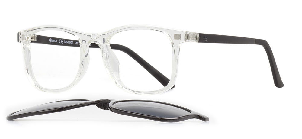 BENX CLIP ON BXTR90 902-0106 Optik,Güneş Çocuk Erkek,Kadın,Unisex Köşeli Çerçeveli Ultem - 2