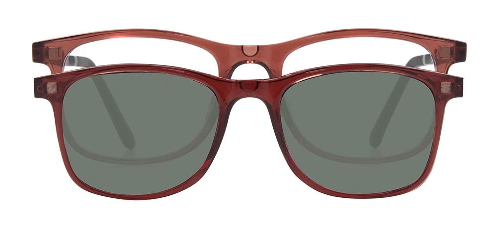 BENX CLIP ON BXTR90 902-14506 Optik,Güneş Çocuk Erkek Köşeli Çerçeveli Ultem - 1