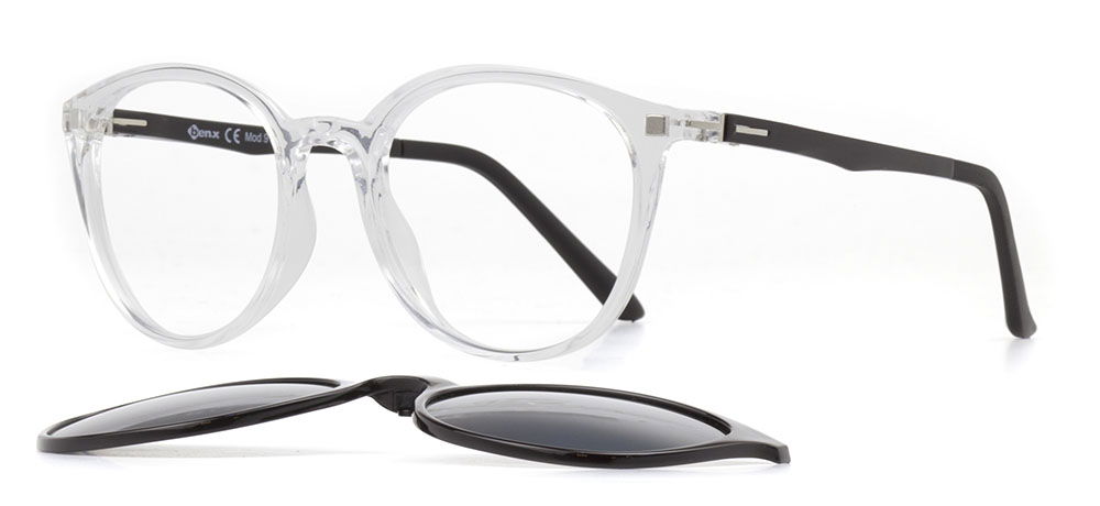 BENX CLIP ON BXTR90 914-0106 Optik,Güneş Genç Erkek,Kadın,Unisex Oval Çerçeveli Ultem - 2