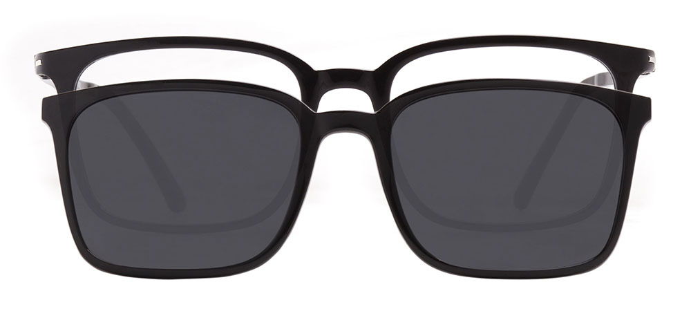 BENX CLIP ON BXTR90 915-06 Optik,Güneş Genç,Yetişkin Erkek Köşeli Çerçeveli Ultem - 1