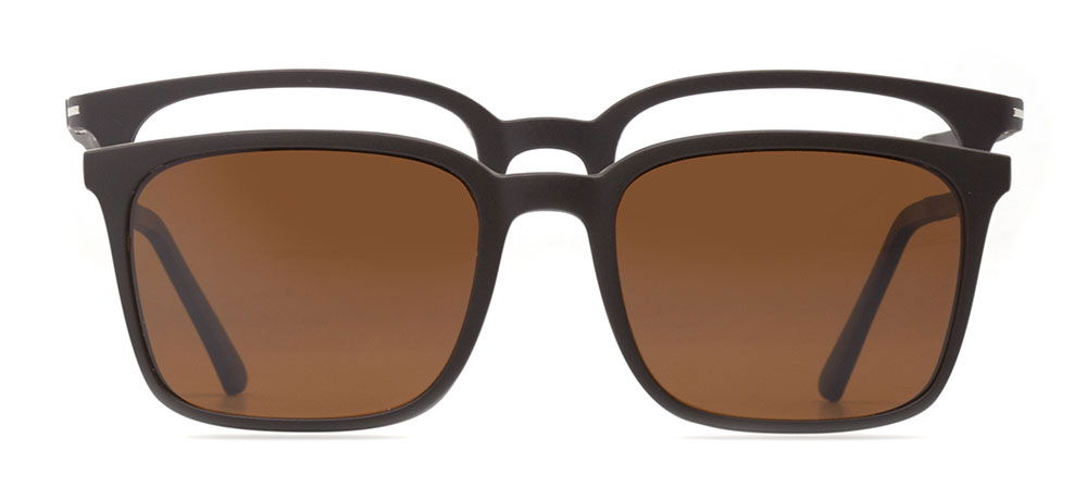 BENX CLIP ON BXTR90 915-M119 Optik,Güneş Genç,Yetişkin Erkek,Kadın,Unisex Köşeli Çerçeveli Ultem - 1