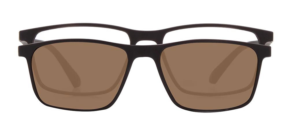 BENX CLIP ON BXTR90 924-M119 Optik,Güneş Genç Erkek Köşeli Çerçeveli Ultem - 1