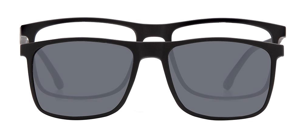 BENX CLIP ON BXTR90 926-M06 Optik,Güneş Genç Erkek Köşeli Çerçeveli Ultem - 1