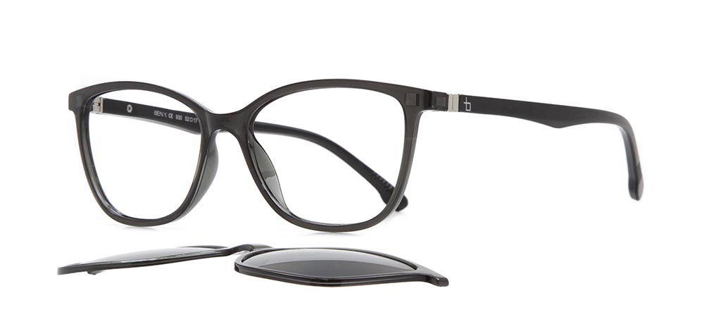 BENX CLIP ON BXTR90 930-0506 Optik,Güneş Genç Erkek,Kadın,Unisex Oval Çerçeveli Grilamid (TR90) - 2