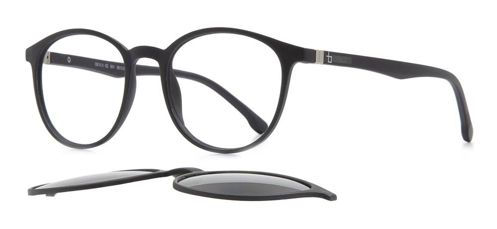 BENX CLIP ON BXTR90 931-M113 Optik,Güneş Genç Erkek,Kadın,Unisex Oval Çerçeveli Grilamid (TR90) - 2