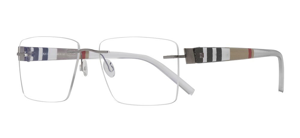 BENX PREMIUM BXFST 10007-C.01 Optik Yetişkin Erkek,Kadın,Unisex Köşeli Çerçevesiz Grilamid TR90 - 2