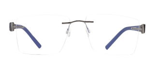 BENX PREMIUM BXFST 10007-C.02 Optik Yetişkin Erkek,Kadın,Unisex Köşeli Çerçevesiz Grilamid TR90 - BENX PREMIUM