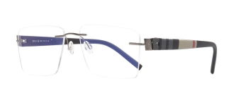 BENX PREMIUM BXFST 10007-C.02 Optik Yetişkin Erkek,Kadın,Unisex Köşeli Çerçevesiz Grilamid TR90 - BENX PREMIUM (1)