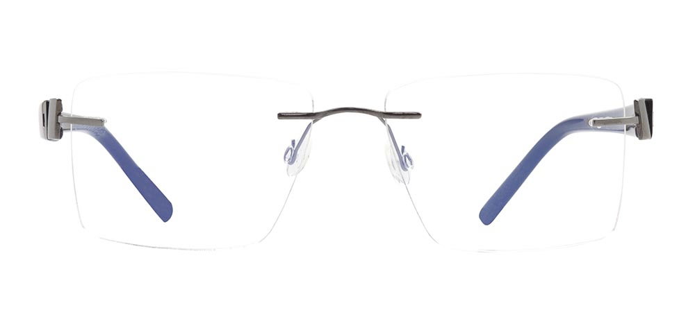 BENX PREMIUM BXFST 10007-C.04 Optik Yetişkin Erkek,Kadın,Unisex Köşeli Çerçevesiz Grilamid TR90 - 1