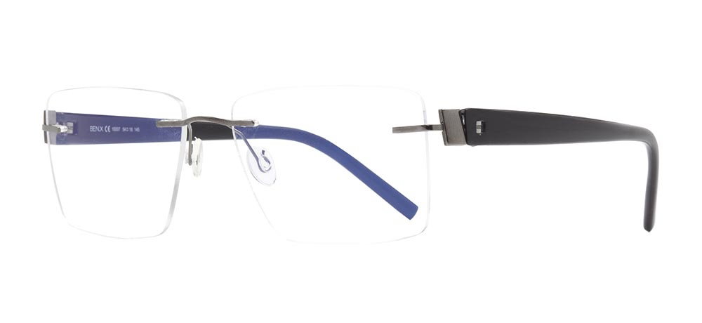 BENX PREMIUM BXFST 10007-C.04 Optik Yetişkin Erkek,Kadın,Unisex Köşeli Çerçevesiz Grilamid TR90 - 2
