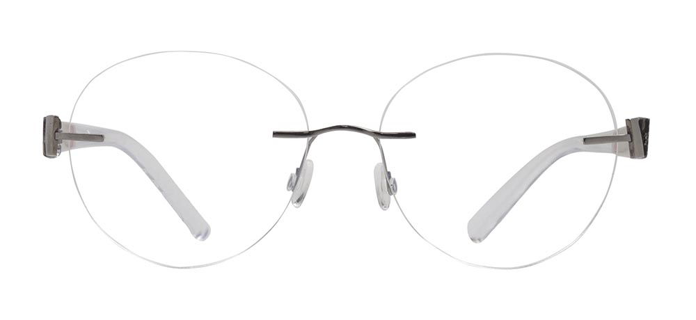 BENX PREMIUM BXFST 10008-C.01 Optik Genç,Yetişkin Erkek,Kadın,Unisex Oval Çerçevesiz Grilamid TR90 - 1