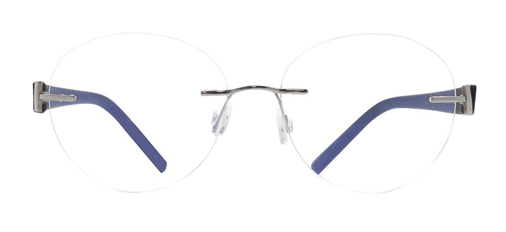 BENX PREMIUM BXFST 10008-C.02 Optik Genç,Yetişkin Erkek,Kadın,Unisex Oval Çerçevesiz Grilamid TR90 - 1