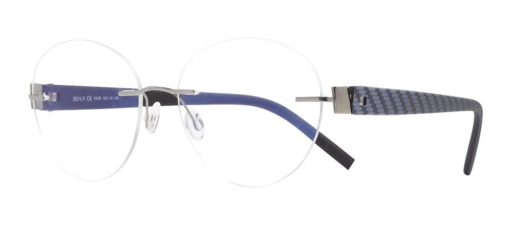 BENX PREMIUM BXFST 10008-C.02 Optik Genç,Yetişkin Erkek,Kadın,Unisex Oval Çerçevesiz Grilamid TR90 - 2