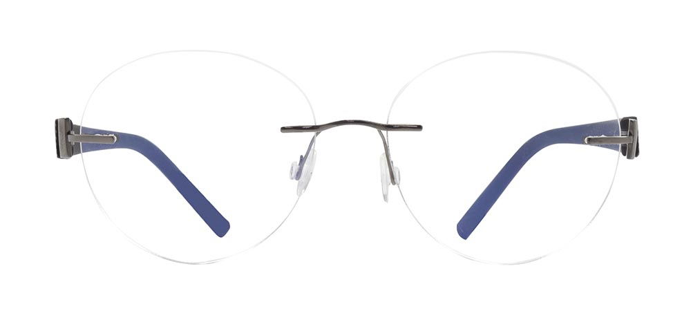 BENX PREMIUM BXFST 10008-C.03 Optik Genç,Yetişkin Erkek,Kadın,Unisex Oval Çerçevesiz Grilamid TR90 - 1