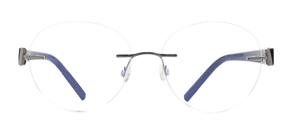 BENX PREMIUM BXFST 10008-C.04 Optik Genç,Yetişkin Erkek,Kadın,Unisex Oval Çerçevesiz Grilamid TR90 - 1