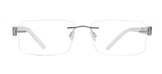 BENX PREMIUM BXFST 10010-C.01 Optik Genç,Yetişkin Erkek,Kadın,Unisex Köşeli Çerçevesiz Titanyum - BENX PREMIUM