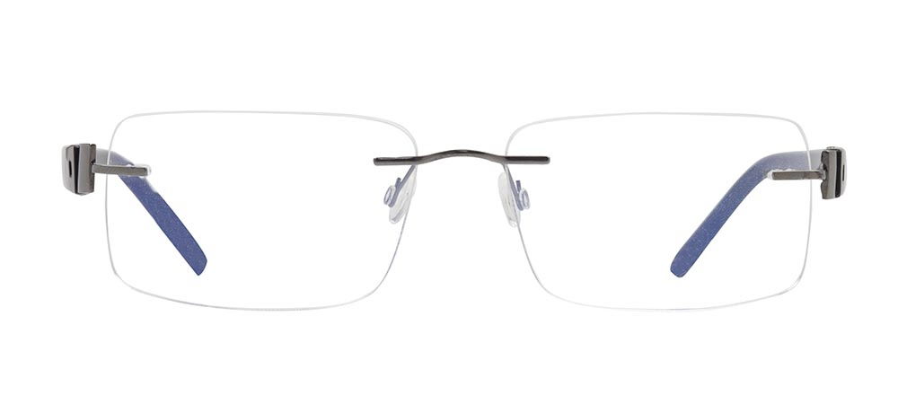 BENX PREMIUM BXFST 10010-C.03 Optik Genç,Yetişkin Erkek,Kadın,Unisex Köşeli Çerçevesiz Titanyum - 1