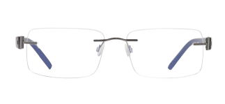 BENX PREMIUM BXFST 10010-C.03 Optik Genç,Yetişkin Erkek,Kadın,Unisex Köşeli Çerçevesiz Titanyum - BENX PREMIUM