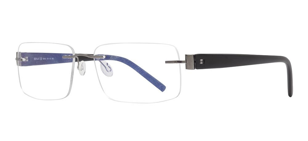 BENX PREMIUM BXFST 10010-C.03 Optik Genç,Yetişkin Erkek,Kadın,Unisex Köşeli Çerçevesiz Titanyum - 2