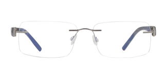 BENX PREMIUM BXFST 10010-C.04 Optik Genç,Yetişkin Erkek,Kadın,Unisex Köşeli Çerçevesiz Titanyum - BENX PREMIUM