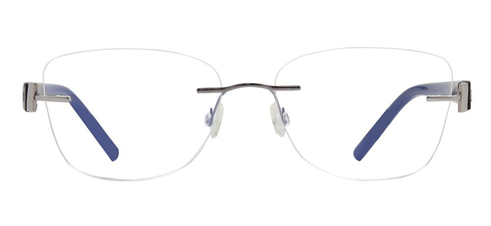 BENX PREMIUM BXFST 10011-C.03 Optik Genç Kadın Köşeli Çerçevesiz Grilamid TR90 - 1