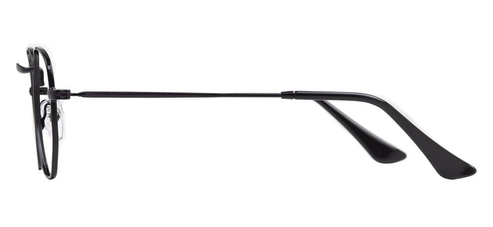 BENX PREMIUM BXMTL 7008.48-C.06 Optik Genç Erkek,Kadın,Unisex Köşeli Çerçeveli Metal - 3