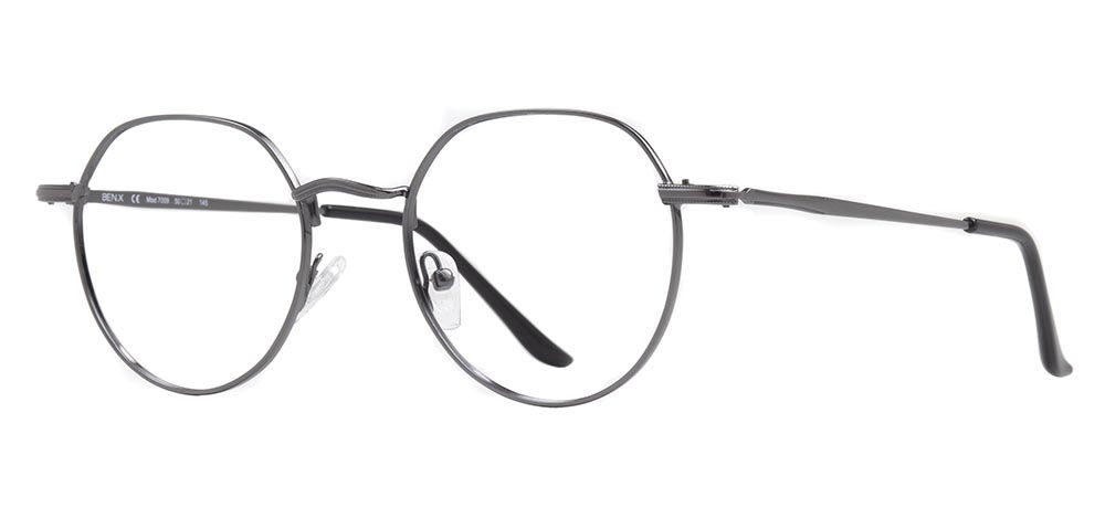 BENX PREMIUM BXMTL 7009.50-C.02 Optik Genç Kadın Oval Çerçeveli Metal - 2