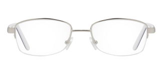 BENX PREMIUM BXMTL 7121.53-C.01 Optik Genç Kadın Köşeli Yarım Çerçeveli Metal - BENX PREMIUM