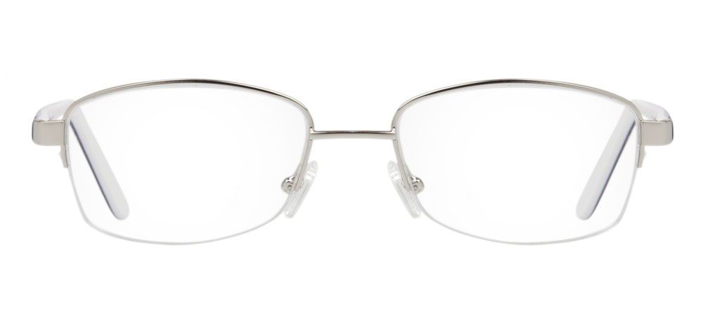 BENX PREMIUM BXMTL 7121.53-C.01 Optik Genç Kadın Köşeli Yarım Çerçeveli Metal - 1