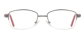BENX PREMIUM BXMTL 7121.53-C.02 Optik Genç Kadın Köşeli Yarım Çerçeveli Metal - BENX PREMIUM