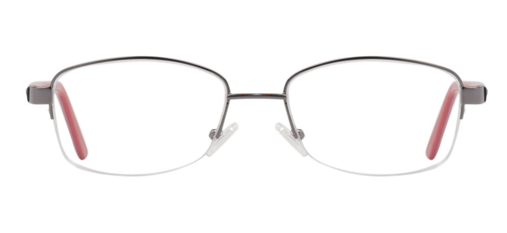 BENX PREMIUM BXMTL 7121.53-C.02 Optik Genç Kadın Köşeli Yarım Çerçeveli Metal - 1
