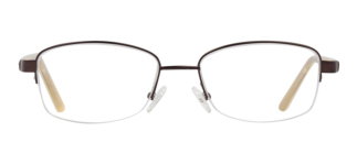 BENX PREMIUM BXMTL 7121.53-C.30 Optik Genç Kadın Köşeli Yarım Çerçeveli Metal - BENX PREMIUM