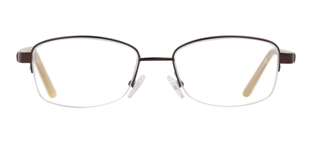 BENX PREMIUM BXMTL 7121.53-C.30 Optik Genç Kadın Köşeli Yarım Çerçeveli Metal - 1