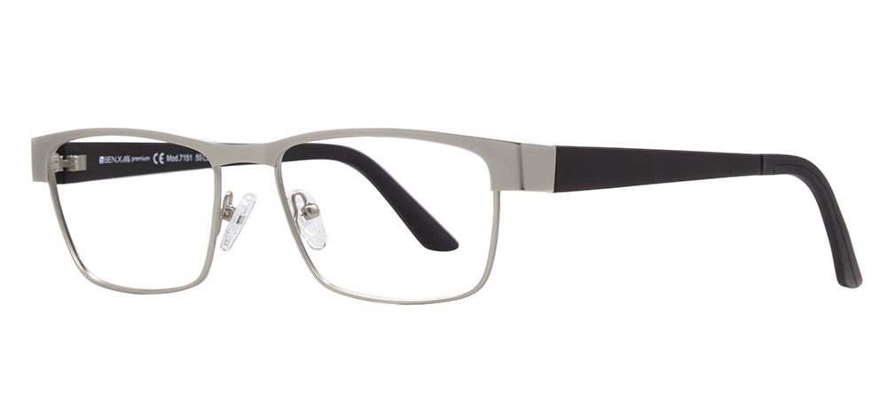 BENX PREMIUM BXMTL 7151-C.M01 Optik Genç,Yetişkin Erkek Köşeli Çerçeveli Metal - 2