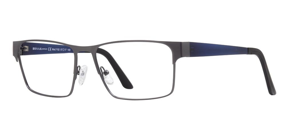 BENX PREMIUM BXMTL 7152-C.M02 Optik Genç Erkek Köşeli Çerçeveli Metal - 2