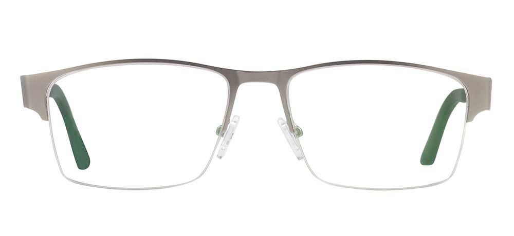 BENX PREMIUM BXMTL 7162-C.M01 Optik Genç Erkek Köşeli Yarım Çerçeveli Metal - 1