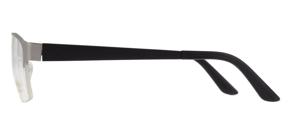 BENX PREMIUM BXMTL 7162-C.M01 Optik Genç Erkek Köşeli Yarım Çerçeveli Metal - 3