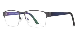 BENX PREMIUM BXMTL 7162-C.M02 Optik Genç Erkek Köşeli Yarım Çerçeveli Metal - BENX PREMIUM (1)