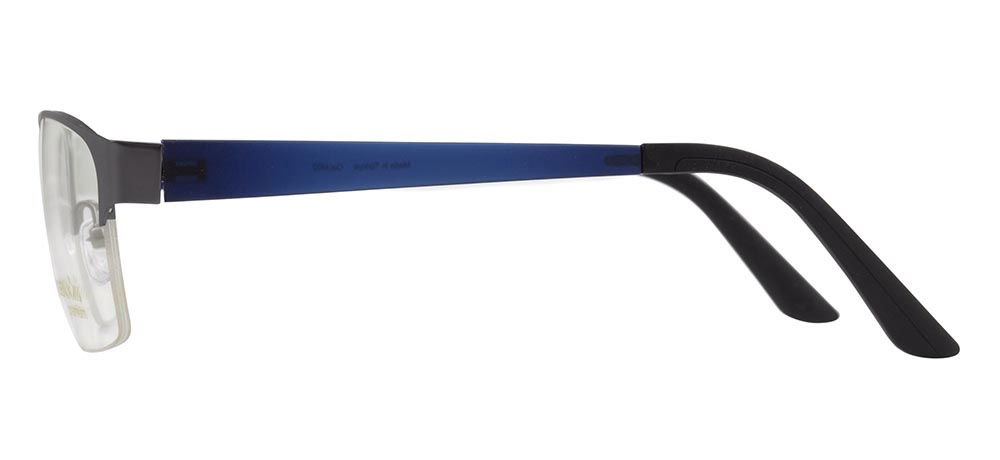 BENX PREMIUM BXMTL 7162-C.M02 Optik Genç Erkek Köşeli Yarım Çerçeveli Metal - 3