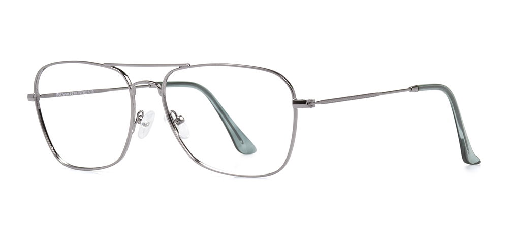 BENX PREMIUM BXMTL 7721.58-C.02 Optik Genç,Yetişkin Erkek Köşeli Çerçeveli Metal - 2