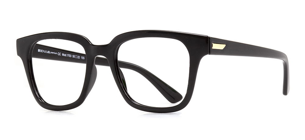 BENX PREMIUM BXPRM 1703-06 Optik Genç Erkek,Kadın,Unisex Köşeli Çerçeveli Grilamid (TR90) - 2